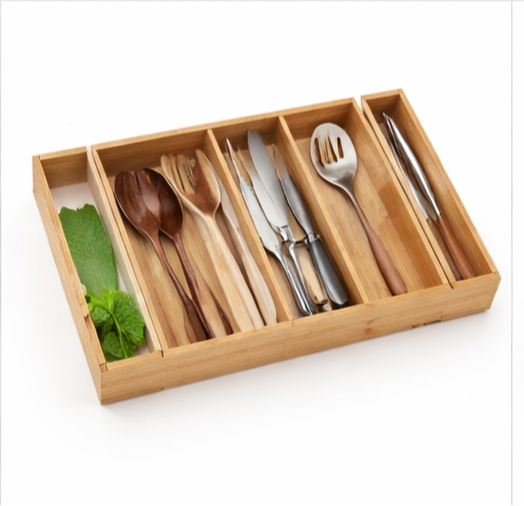 Adjustable Drawer Organizer for Kitchen & Home Storage